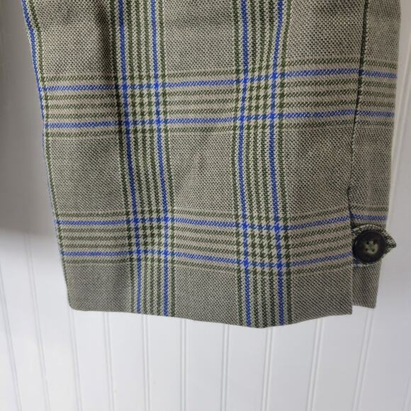 Abercrombie & Fitch Plaid low rise cropped trousers Size 0 - Picture 7 of 9